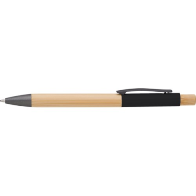 Picture of BAMBOO BALL PEN in Black.