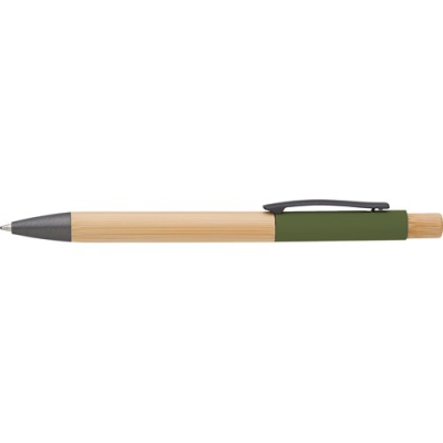 Picture of BAMBOO BALL PEN in Green.