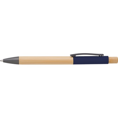 Picture of BAMBOO BALL PEN in Blue.