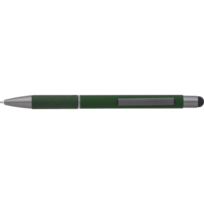 Picture of ALUMINIUM METAL BALL PEN in Green.