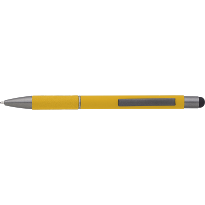 Picture of ALUMINIUM METAL BALL PEN in Yellow.