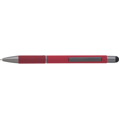 Picture of ALUMINIUM METAL BALL PEN in Red.