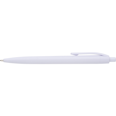 Picture of BARGAIN - PLASTIC BALL PEN in White