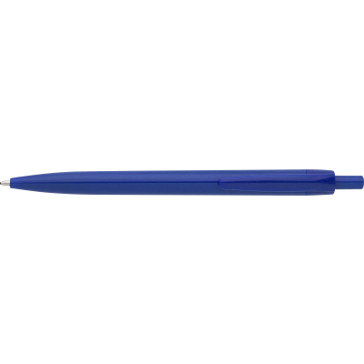 Picture of BARGAIN - PLASTIC BALL PEN in Blue.