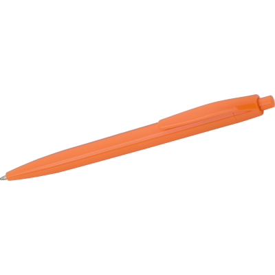 Picture of BARGAIN - PLASTIC BALL PEN in Orange.