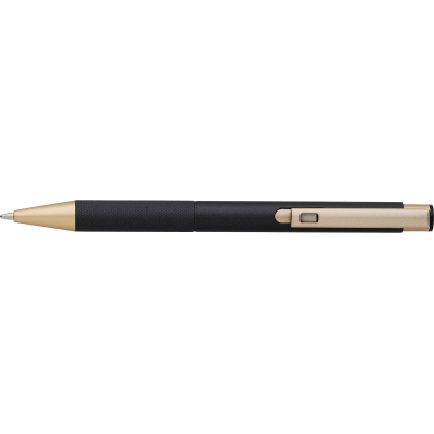 Picture of ALUMINIUM METAL BALL PEN in Black.