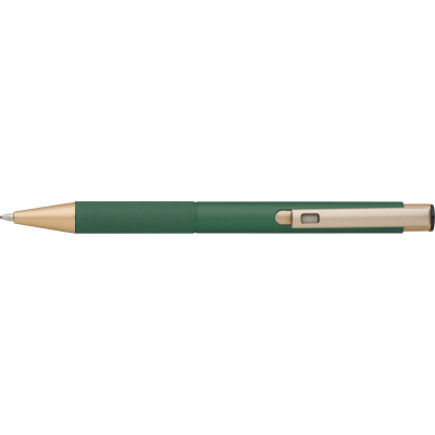 Picture of ALUMINIUM METAL BALL PEN in Green.