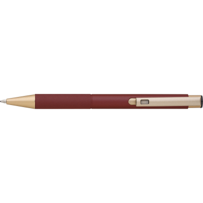 Picture of ALUMINIUM METAL BALL PEN in Burgundy.