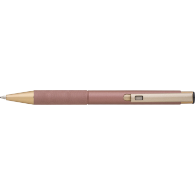 Picture of ALUMINIUM METAL BALL PEN in Rose Gold.