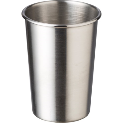 Picture of STAINLESS STEEL METAL CUP (350ML) in Silver.