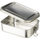 Picture of STAINLESS STEEL METAL LUNCH BOX in Silver