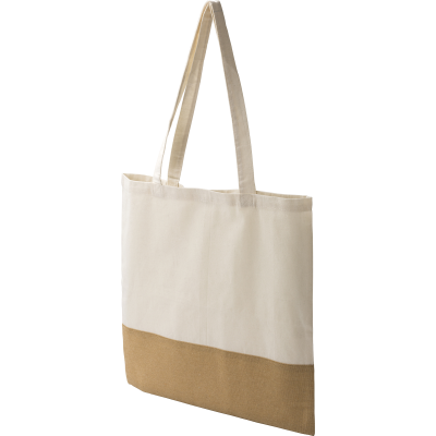 Picture of SHOPPER TOTE BAG in Khaki.