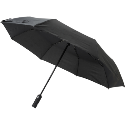 Picture of RPET AUTOMATIC UMBRELLA in Black.