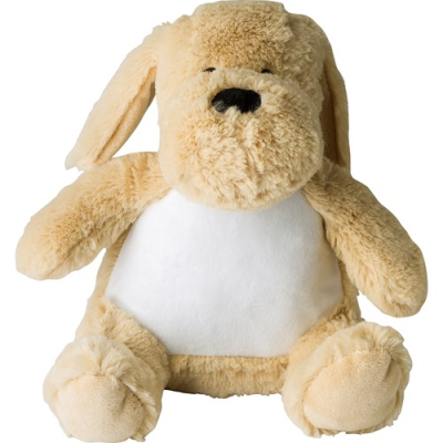 Picture of PLUSH TOY DOG in Beige.