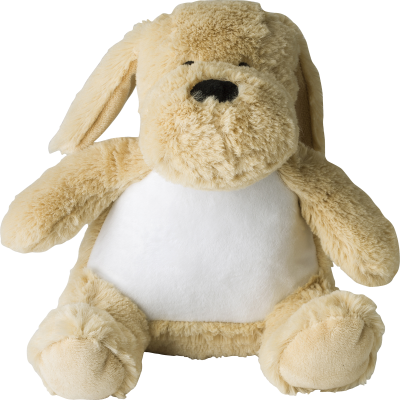 Picture of PLUSH TOY DOG in Beige.