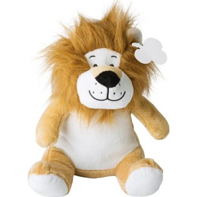 Picture of PLUSH TOY LION in Beige.