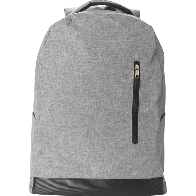 Picture of ANTI-THEFT BACKPACK RUCKSACK in Pale Grey