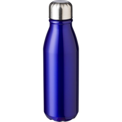 Picture of ORION - RECYCLED ALUMINIUM METAL BOTTLE (550ML) SINGLE WALLED in Blue
