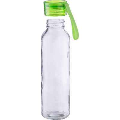 Picture of GLASS BOTTLE (500ML) in Lime.