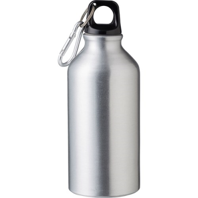 Picture of RECYCLED ALUMINIUM METAL BOTTLE (400ML) SINGLE WALLED in Silver