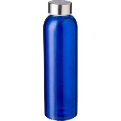 Picture of GLASS DRINK BOTTLE (500ML) in Cobalt Blue