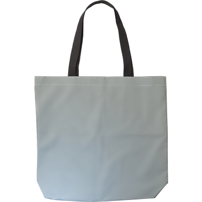 Picture of REFLECTIVE SHOPPER TOTE BAG in Silver.