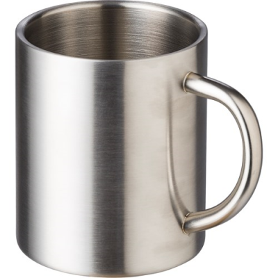 Picture of STAINLESS STEEL METAL MUG (300ML) in Silver