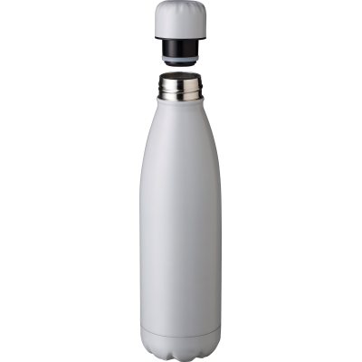 Picture of KARA - DOUBLE WALLED STAINLESS STEEL METAL BOTTLE (500ML) in Grey