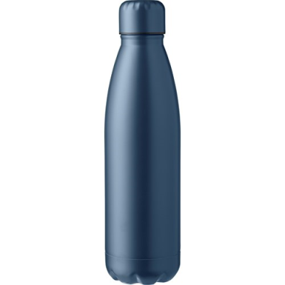 Picture of KARA - DOUBLE WALLED STAINLESS STEEL METAL BOTTLE (500ML) in Blue.