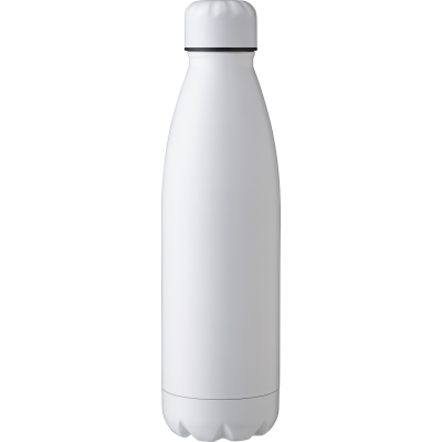 Picture of STAINLESS STEEL METAL BOTTLE (750ML) SINGLE WALLED in White