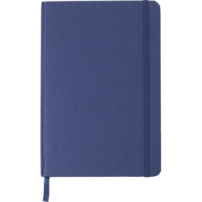 Picture of RECYCLED CARTON NOTE BOOK (A5) in Cobalt Blue.