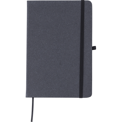 Picture of BONDED LEATHER NOTE BOOK (A5) in Black.