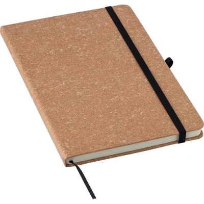 Picture of BONDED LEATHER NOTE BOOK (A5) in Brown.