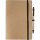 Picture of RECYCLED CARTON NOTE BOOK (APPROX A5) - BLANK PAGES in Black