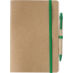 Picture of RECYCLED CARTON NOTE BOOK (APPROX A5) - BLANK PAGES in Green