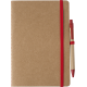 Picture of RECYCLED CARTON NOTE BOOK (APPROX A5) - BLANK PAGES in Red