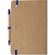 Picture of RECYCLED CARTON NOTE BOOK (APPROX A5) - BLANK PAGES in Cobalt Blue