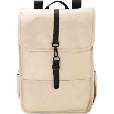 Picture of RPET BACKPACK RUCKSACK in Beige