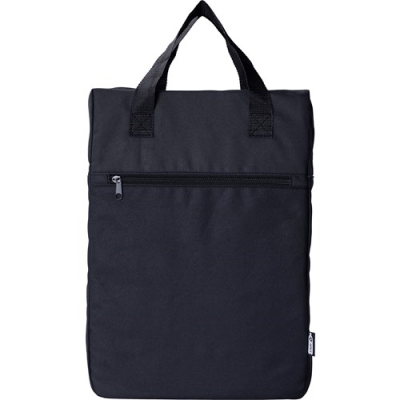Picture of RPET BACKPACK RUCKSACK in Black