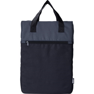Picture of RPET BACKPACK RUCKSACK in Grey.
