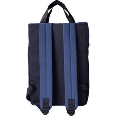 Picture of RPET BACKPACK RUCKSACK in Blue.