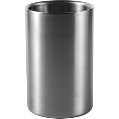 Picture of WINE BOTTLE COOLER in Silver.