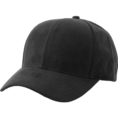 Picture of SUEDE CAP (EMBROIDERED) in Black