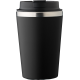 Picture of STAINLESS STEEL METAL DOUBLE WALLED TRAVEL MUG (350ML) in Black