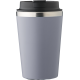 Picture of STAINLESS STEEL METAL DOUBLE WALLED TRAVEL MUG (350ML) in Grey
