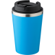 Picture of STAINLESS STEEL METAL DOUBLE WALLED TRAVEL MUG (350ML) in Light Blue