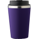 Picture of STAINLESS STEEL METAL DOUBLE WALLED TRAVEL MUG (350ML) in Purple