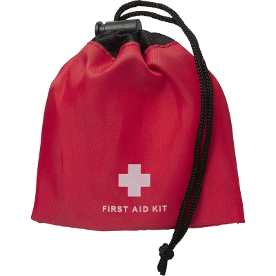 Picture of FIRST AID KIT, 11PC in Red