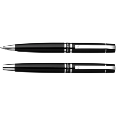 Picture of CHARLES DICKENS® BALL PEN AND ROLLERBALL PEN in Black