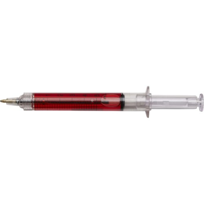 Picture of SYRINGE BALL PEN in Red